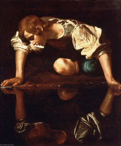 Narciso (Caravaggio) - Reprodução com Qualidade Museu