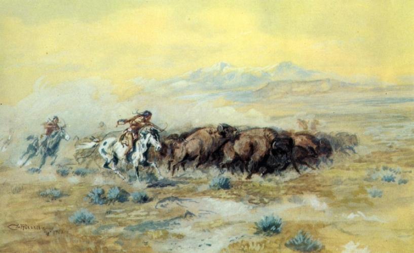 The Buffalo Hunt - Replicarte