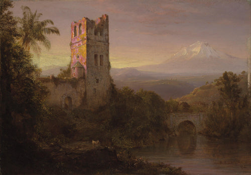 Vulcão Chimborazo (Frederic Edwin Church) - Reprodução com Qualidade Museu