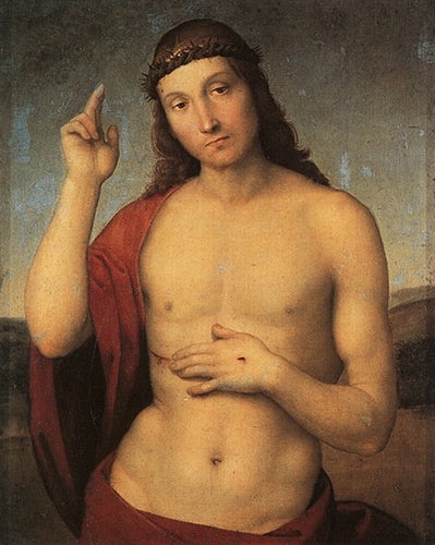 Bênção de Cristo (Rafael) - Reprodução com Qualidade Museu