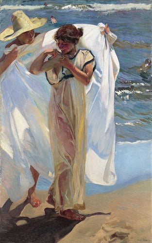 Depois do banho (Joaquin Sorolla) - Reprodução com Qualidade Museu