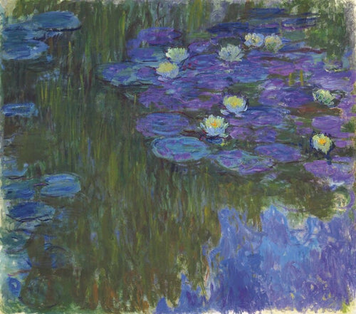 Nenúfares em flor (Claude Monet) - Reprodução com Qualidade Museu