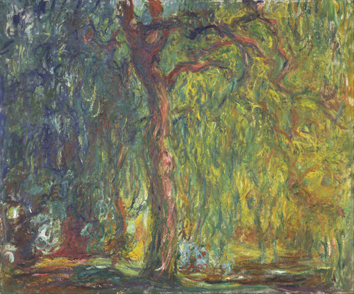 Weeping Willow (Claude Monet) - Reprodução com Qualidade Museu