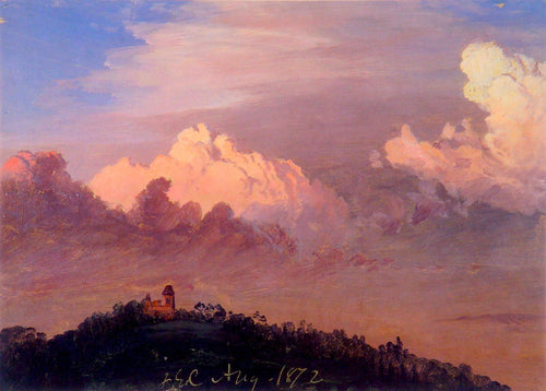 Nuvens Sobre Olana (Frederic Edwin Church) - Reprodução com Qualidade Museu