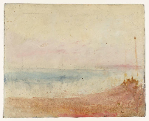 Coast Scene (Joseph Mallord William Turner) - Reprodução com Qualidade Museu