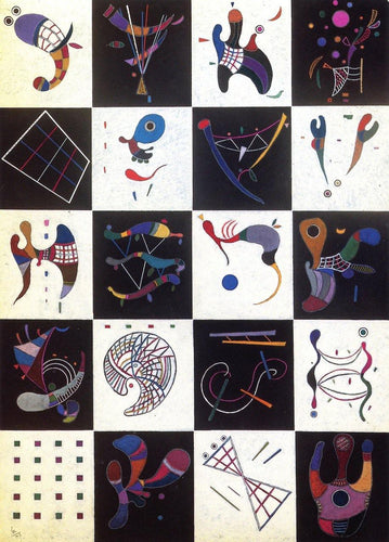 4 x 5 - 20 (Wassily Kandinsky) - Reprodução com Qualidade Museu