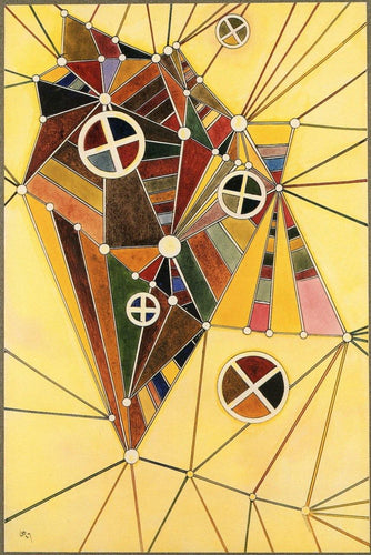 Na rede (Wassily Kandinsky) - Reprodução com Qualidade Museu