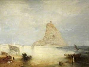 St Michaels Mount Cornwall (Joseph Mallord William Turner) - Reprodução com Qualidade Museu