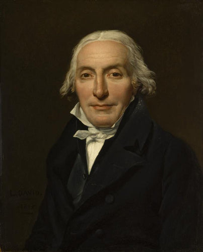 Retrato de Jean Pierre Delahaye (Jacques-Louis David) - Reprodução com Qualidade Museu