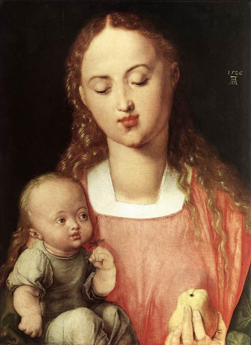 Madonna e criança com a pêra - Replicarte