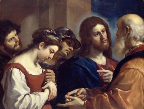 Cristo e a mulher apanhada em adultério - Replicarte