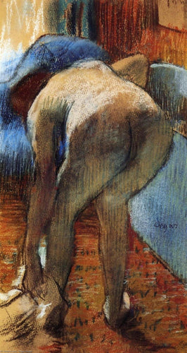 Saindo do banho (Edgar Degas) - Reprodução com Qualidade Museu