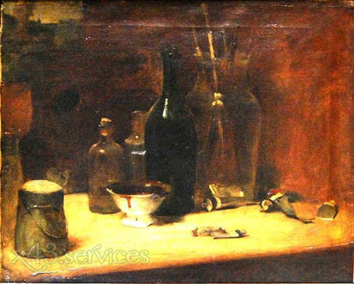 Atelier de Artistas (Edouard Manet) - Reprodução com Qualidade Museu