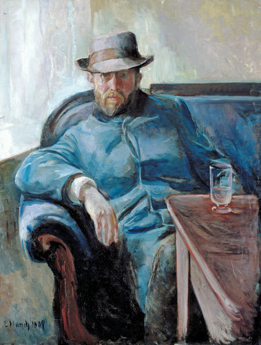Hans Jager (Edvard Munch) - Reprodução com Qualidade Museu