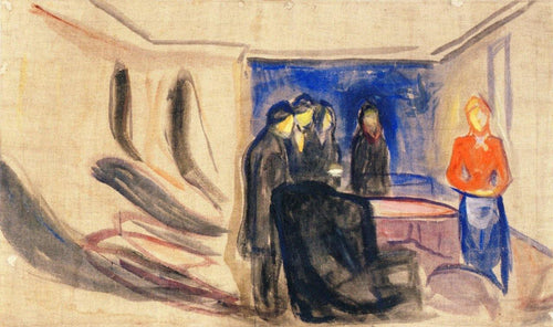 Cenografia para fantasmas de Henrik Ibsens (Edvard Munch) - Reprodução com Qualidade Museu