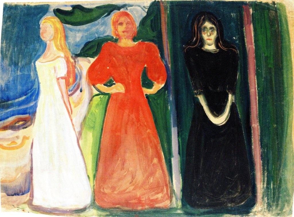 Mulher (Edvard Munch) - Reprodução com Qualidade Museu