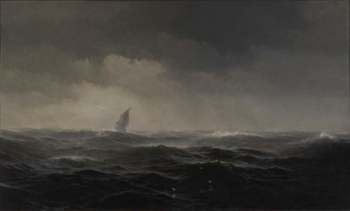 O mar (Edward Moran) - Reprodução com Qualidade Museu