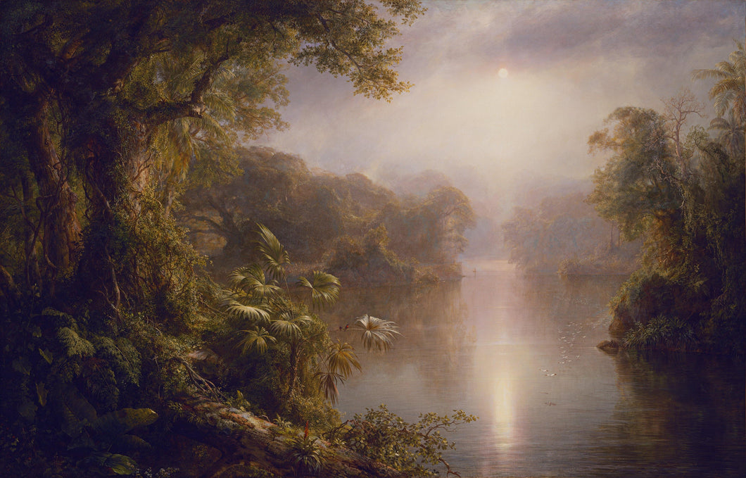 O rio da luz (Frederic Edwin Church) - Reprodução com Qualidade Museu