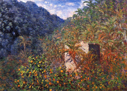 O Vale do Sasso, Efeito Azul (Claude Monet) - Reprodução com Qualidade Museu