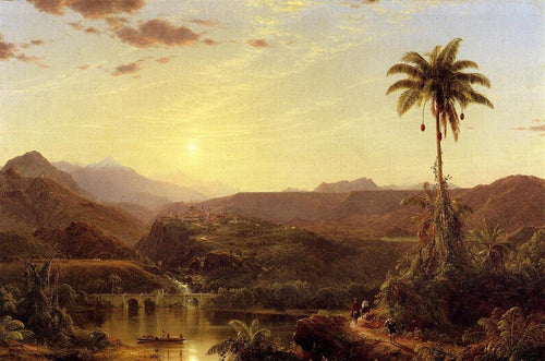 The Cordilleras Sunrise (Frederic Edwin Church) - Reprodução com Qualidade Museu