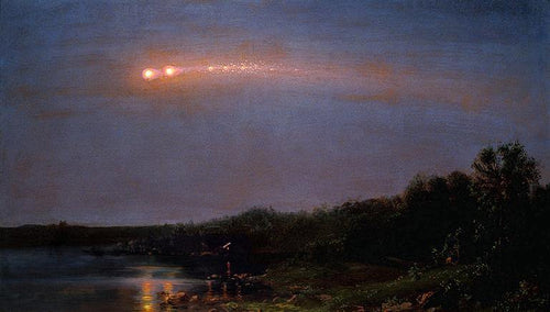 O Meteoro de 1860 (Frederic Edwin Church) - Reprodução com Qualidade Museu