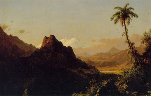 Nos trópicos (Frederic Edwin Church) - Reprodução com Qualidade Museu