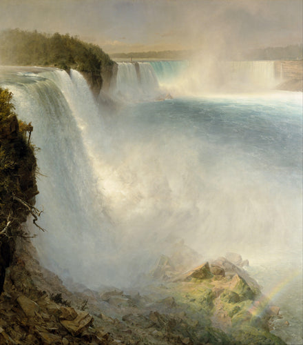 Cataratas do Niágara do lado americano (Frederic Edwin Church) - Reprodução com Qualidade Museu