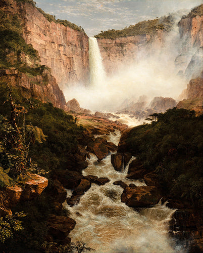 Tequendama Falls, perto de Bogotá, Nova Granada (Frederic Edwin Church) - Reprodução com Qualidade Museu