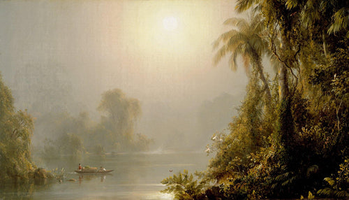 Manhã nos trópicos (Frederic Edwin Church) - Reprodução com Qualidade Museu