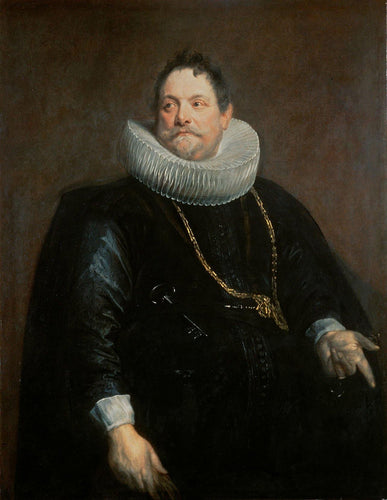 Retrato de Jan Van Montfort (Anthony van Dyck) - Reprodução com Qualidade Museu