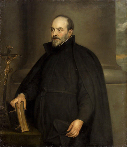 Carolus Scribani SJ (Anthony van Dyck) - Reprodução com Qualidade Museu