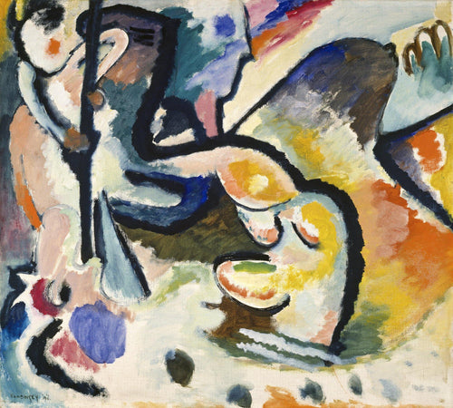 São Jorge III (Wassily Kandinsky) - Reprodução com Qualidade Museu