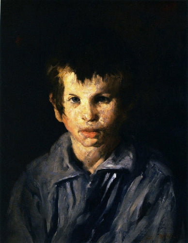 Menino de olhos cruzados (George Bellows) - Reprodução com Qualidade Museu