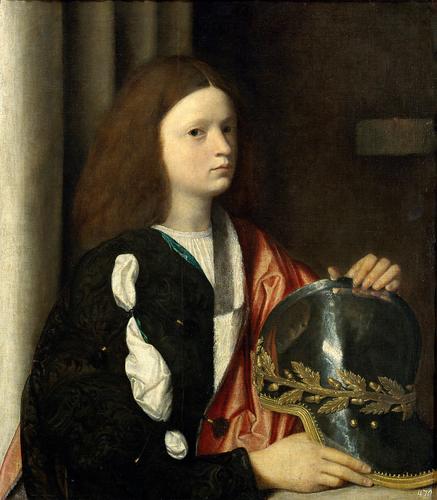 Retrato de Francesco Maria Della Rovere (Giorgione) - Reprodução com Qualidade Museu