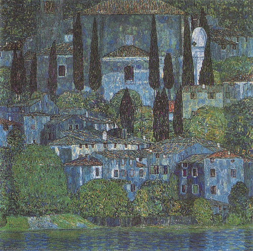 Chruch In Cassone (Gustav Klimt) - Reprodução com Qualidade Museu