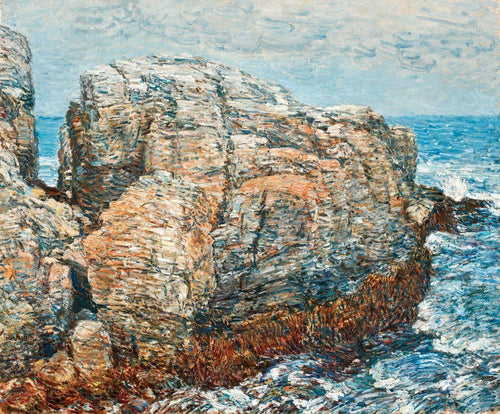 Sylphs Rock, Appledore (Childe Hassam) - Reprodução com Qualidade Museu