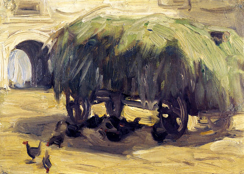 Hay Wagon (Franz Marc) - Reprodução com Qualidade Museu