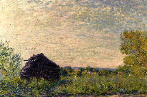 Palheiro (Alfred Sisley) - Reprodução com Qualidade Museu