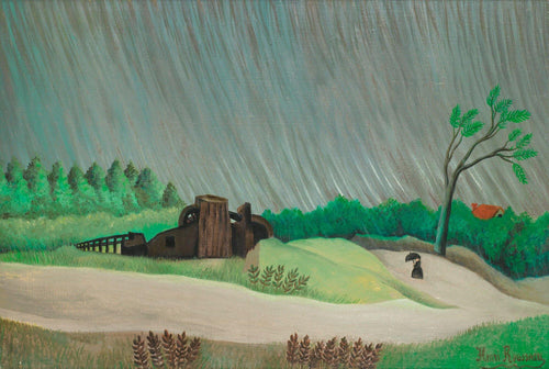 Uma manhã chuvosa (Henri Rousseau) - Reprodução com Qualidade Museu