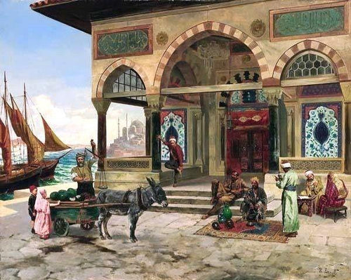 Mesquita de Istambul (Rudolf Ernst) - Reprodução com Qualidade Museu