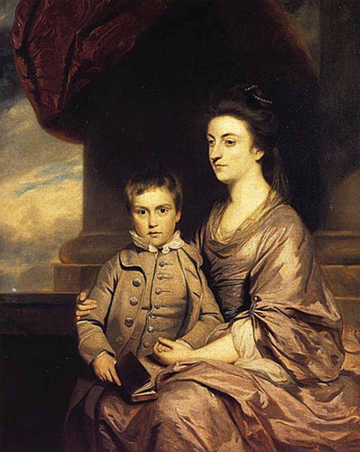 Elizabeth Herbert, condessa de Pembroke e Montgomery e seu filho