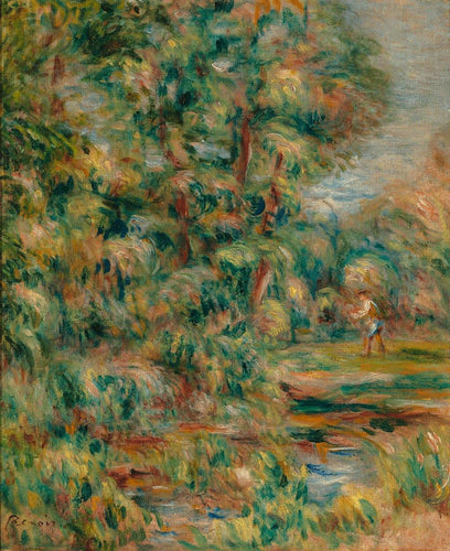 Jardin De Cagnes (Pierre-Auguste Renoir) - Reprodução com Qualidade Museu
