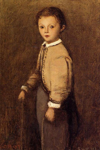 Fernand Corot, sobrinho-neto dos pintores, com 4 anos e meio - Replicarte