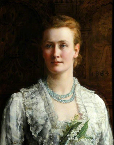 Blanche Parish, Lady Shuttleworth (John Collier) - Reprodução com Qualidade Museu