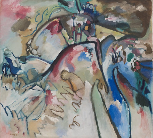Improvisação 21A (Wassily Kandinsky) - Reprodução com Qualidade Museu
