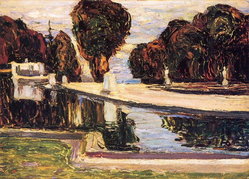 Park In St. Cloud - Pond (Wassily Kandinsky) - Reprodução com Qualidade Museu