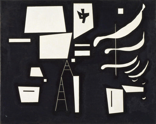 Branco - macio e duro (Wassily Kandinsky) - Reprodução com Qualidade Museu