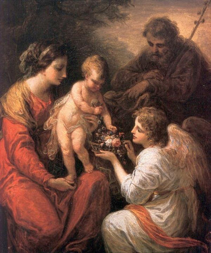 Sagrada Família com um Anjo - Replicarte