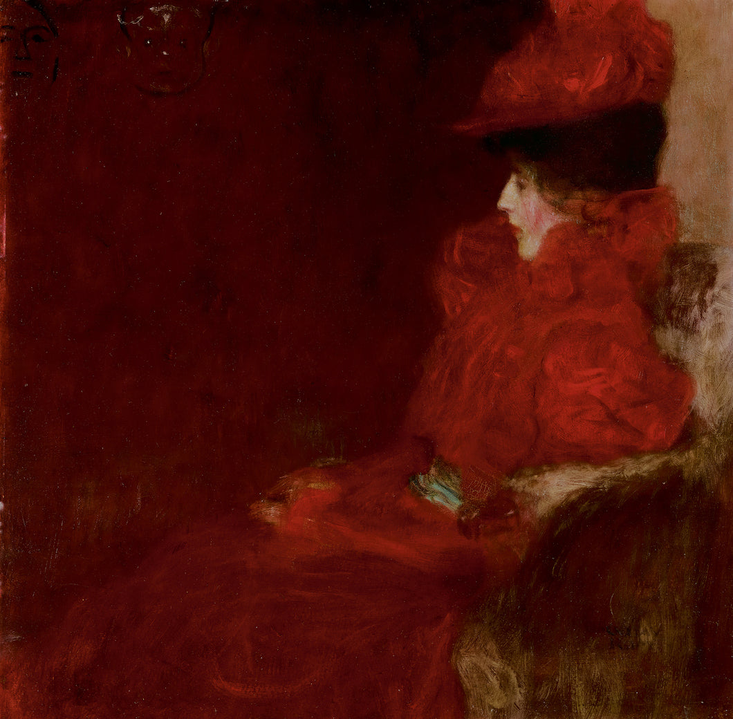 Senhora em uma poltrona (Gustav Klimt) - Reprodução com Qualidade Museu