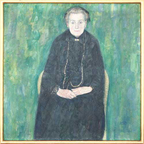 Retrato de Barbara Floge (Gustav Klimt) - Reprodução com Qualidade Museu